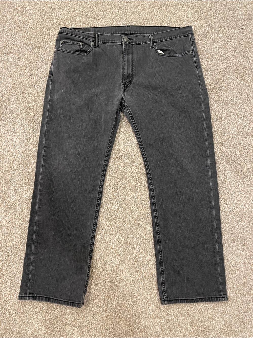 Levi's Black Straight-Leg Men's Jeans